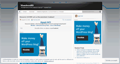 Desktop Screenshot of manolescubd.wordpress.com