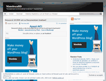 Tablet Screenshot of manolescubd.wordpress.com