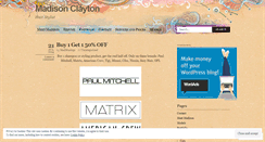 Desktop Screenshot of madisonclayton.wordpress.com