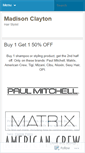 Mobile Screenshot of madisonclayton.wordpress.com