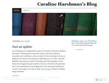 Tablet Screenshot of caralineharshman.wordpress.com