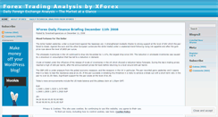 Desktop Screenshot of forextradinganalysis.wordpress.com