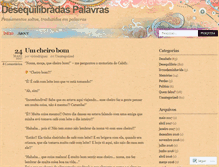 Tablet Screenshot of desequilibradaspalavras.wordpress.com