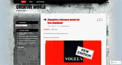 Desktop Screenshot of creativeworldforyou.wordpress.com