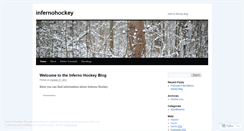 Desktop Screenshot of infernohockey.wordpress.com