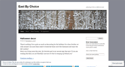 Desktop Screenshot of eastbychoice.wordpress.com