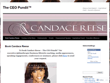 Tablet Screenshot of candacereese.wordpress.com