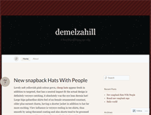 Tablet Screenshot of demelzahill.wordpress.com