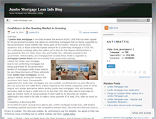 Tablet Screenshot of jumbomortgageloan.wordpress.com