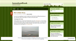 Desktop Screenshot of hannahandfrank.wordpress.com