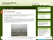 Tablet Screenshot of hannahandfrank.wordpress.com