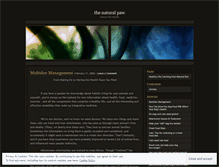 Tablet Screenshot of naturalpaw.wordpress.com