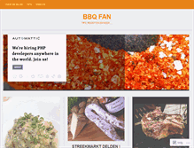 Tablet Screenshot of bbqfan.wordpress.com