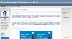 Desktop Screenshot of clubeconomic.wordpress.com