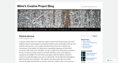 Desktop Screenshot of creativeprojectmilne.wordpress.com