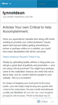 Mobile Screenshot of lynnotdean.wordpress.com