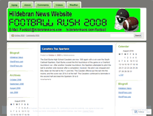 Tablet Screenshot of nchighschoolfootball.wordpress.com