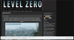 Desktop Screenshot of levelzeromovie.wordpress.com