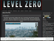 Tablet Screenshot of levelzeromovie.wordpress.com