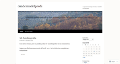 Desktop Screenshot of cuadernodelprofe.wordpress.com