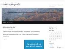 Tablet Screenshot of cuadernodelprofe.wordpress.com