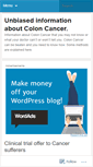 Mobile Screenshot of coloncancer.wordpress.com