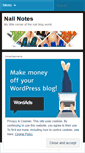 Mobile Screenshot of nailnotes.wordpress.com