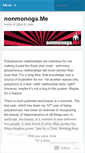 Mobile Screenshot of nonmonogame.wordpress.com