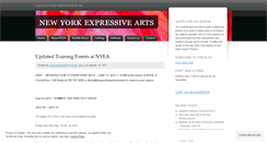 Desktop Screenshot of newyorkexpressivearts.wordpress.com