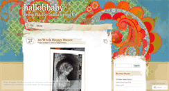 Desktop Screenshot of hallohbaby.wordpress.com