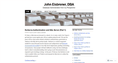 Desktop Screenshot of dbaeyes.wordpress.com