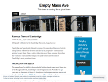 Tablet Screenshot of emptymassave.wordpress.com