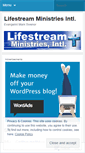 Mobile Screenshot of lifestreamintl.wordpress.com