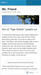 Mobile Screenshot of msfriend.wordpress.com
