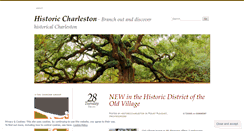 Desktop Screenshot of historiccharleston.wordpress.com