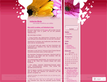 Tablet Screenshot of indischemode.wordpress.com