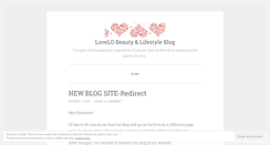 Desktop Screenshot of lovelo.wordpress.com