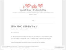 Tablet Screenshot of lovelo.wordpress.com