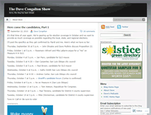 Tablet Screenshot of davecongalton.wordpress.com