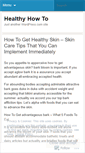 Mobile Screenshot of healthhowto.wordpress.com