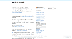 Desktop Screenshot of medicalskeptic.wordpress.com