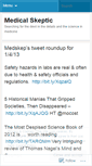 Mobile Screenshot of medicalskeptic.wordpress.com