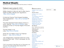 Tablet Screenshot of medicalskeptic.wordpress.com