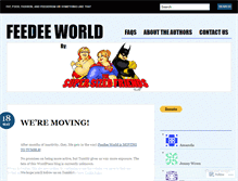 Tablet Screenshot of feedeeworld.wordpress.com