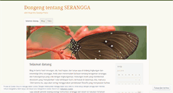 Desktop Screenshot of ilmuserangga.wordpress.com