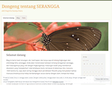 Tablet Screenshot of ilmuserangga.wordpress.com