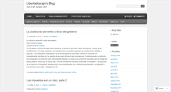 Desktop Screenshot of libertadcarajo.wordpress.com