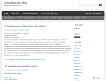 Tablet Screenshot of libertadcarajo.wordpress.com