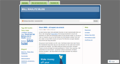 Desktop Screenshot of billkaulitzblog.wordpress.com