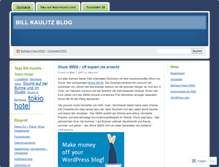 Tablet Screenshot of billkaulitzblog.wordpress.com